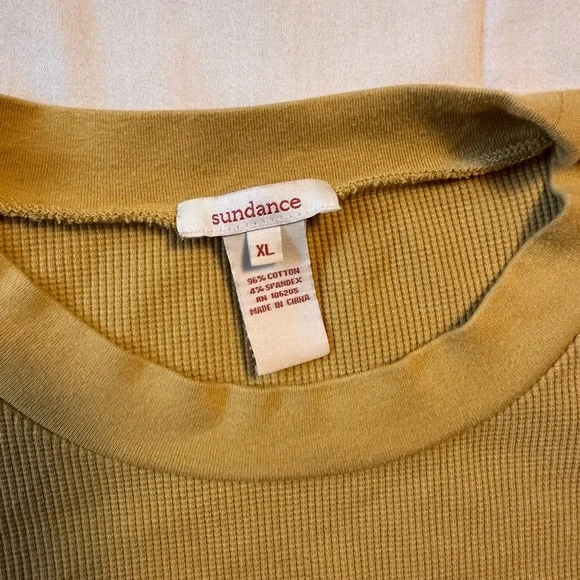 Sundance Mustard Long Sleeve Tee - Picture 3 of 3